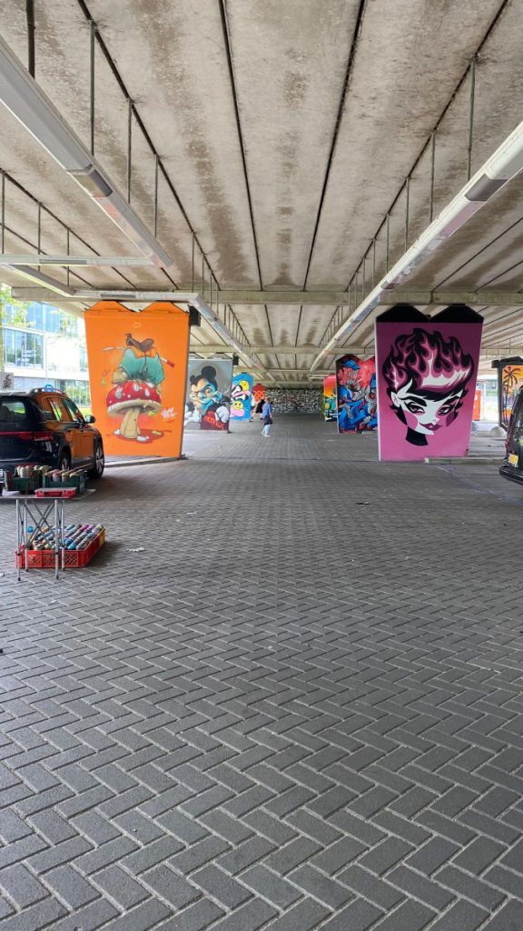 street art tour bezoek weert kunst kunstwerk in de binnenstad, centrum, wandelroute het zuilen kabinet